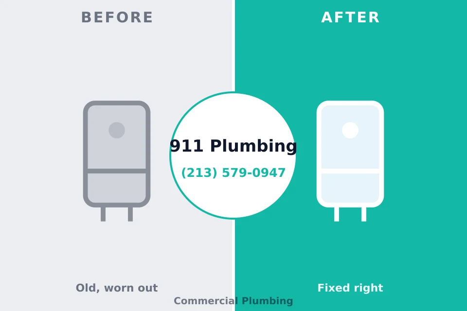Before and after: plumbing repair Grand Prairie, TX